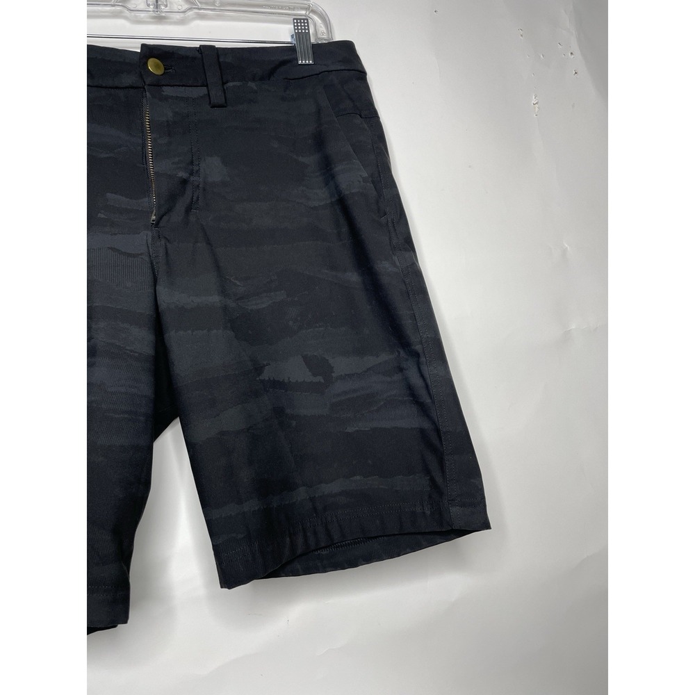 Lululemon Commission Shorts Size 34 Marble Heather Gray‎ Travel Stretch - Picture 3 of 8